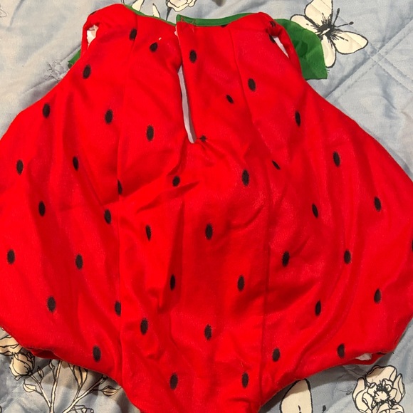 Rubie's Berry Cute Strawberry Costume - Red and Green - Picture 5 of 6